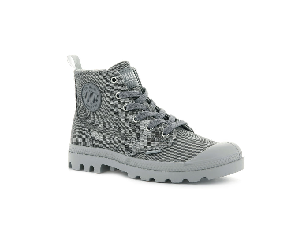 Botas Palladium PAMPA ZIP DESERTWASH Mujer Gris Oscuro | Costa Rica-73620